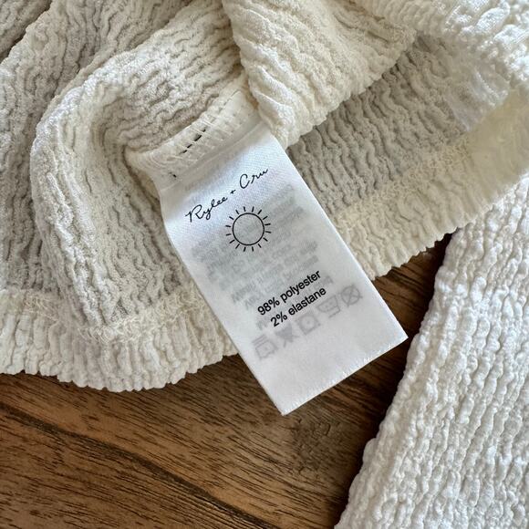 Rylee + Cru Textured Long Sleeve Tee - Size XS - Picture 3 of 5